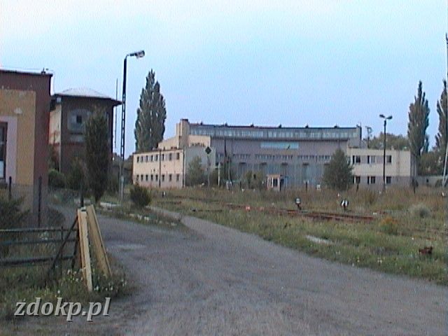 2002-08-31.33 Miedzyrzecz - szopa.JPG - Midzyrzecz - widok na lokomotywowni.